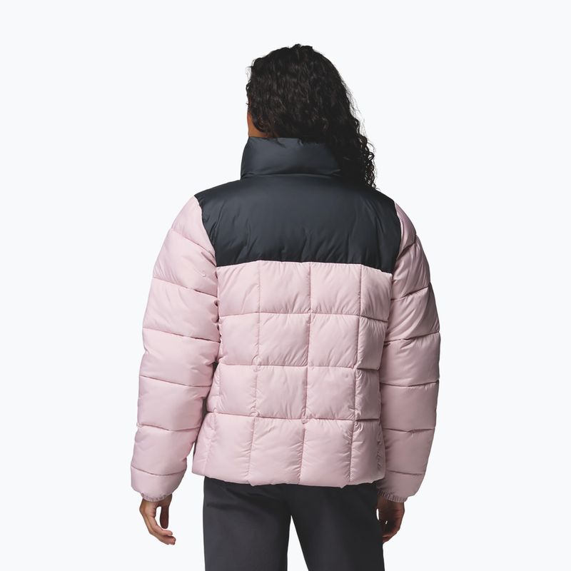 Dámská zateplená bunda Columbia Puffect III Full Zip mineral pink/black 3