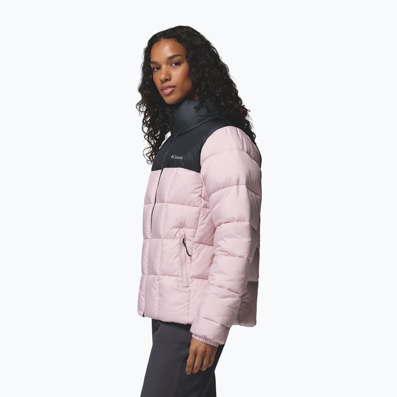 Dámská zateplená bunda Columbia Puffect III Full Zip mineral pink/black 5