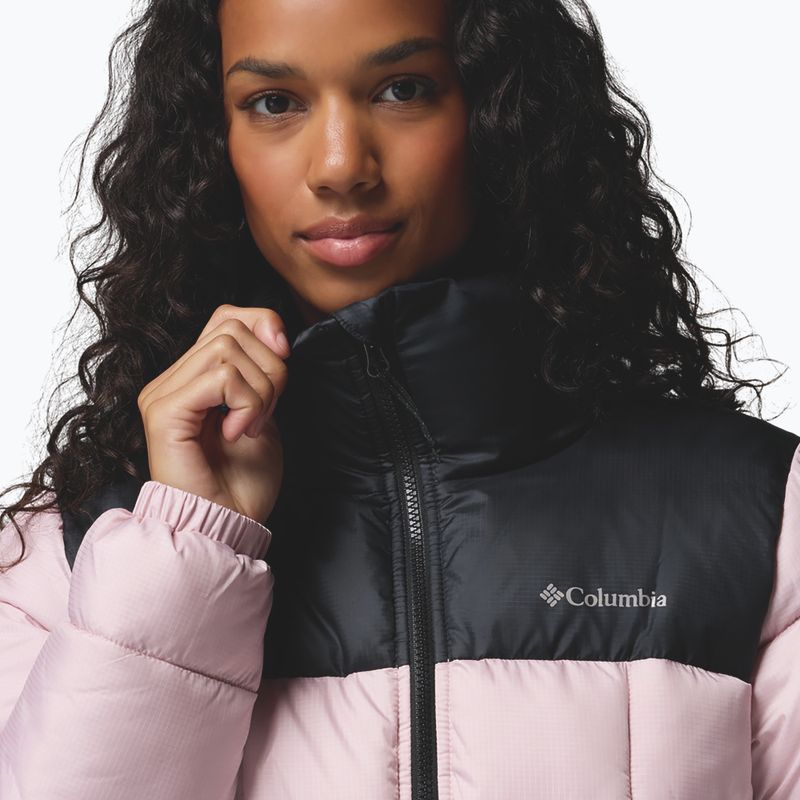 Dámská zateplená bunda Columbia Puffect III Full Zip mineral pink/black 6