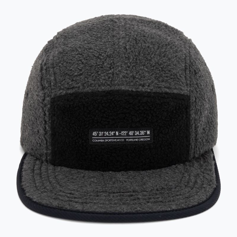 Kšiltovka Columbia Creek Side Thermal 5 Panel charcoal heather fleece/black ripstop 2