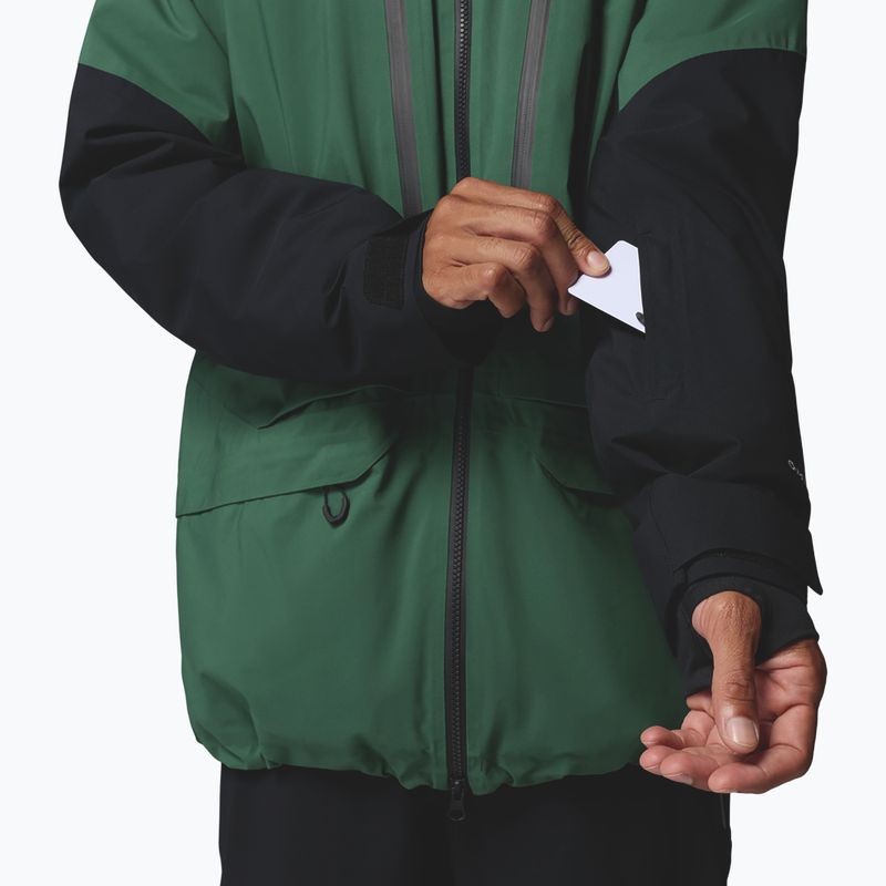 Pánská lyžařská bunda Columbia Platinum Peak Insulated rain forest/black 10