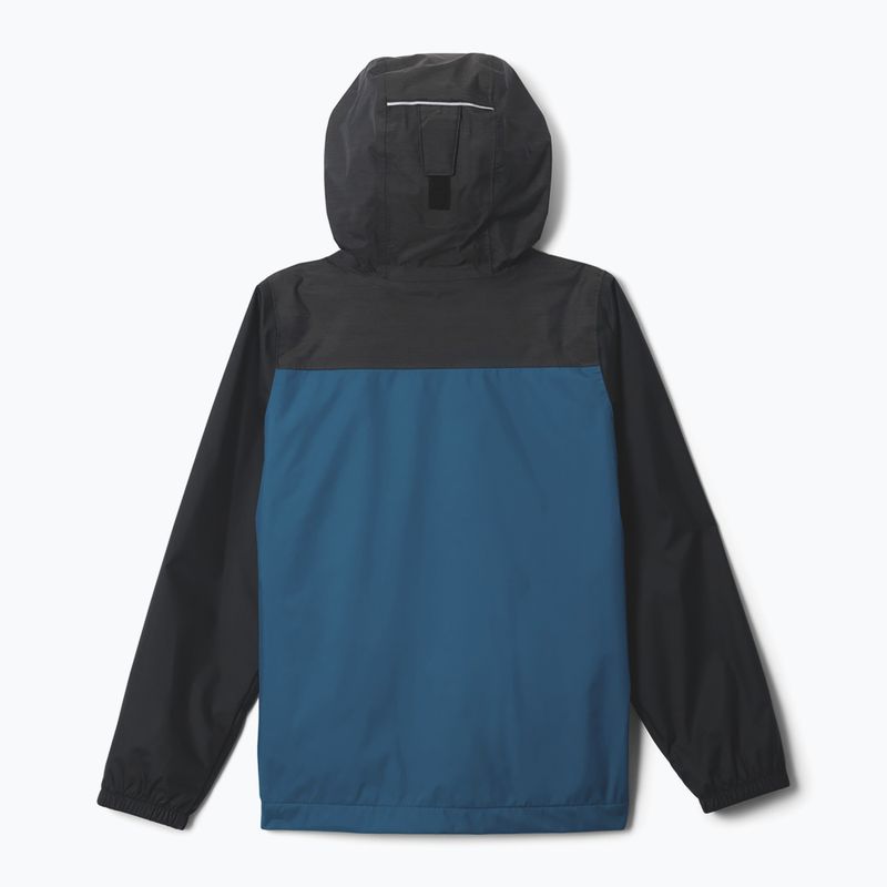 Dětská nepromokavá bunda Columbia Rainy Trails III Fleece Lined phoenix blue/black 2