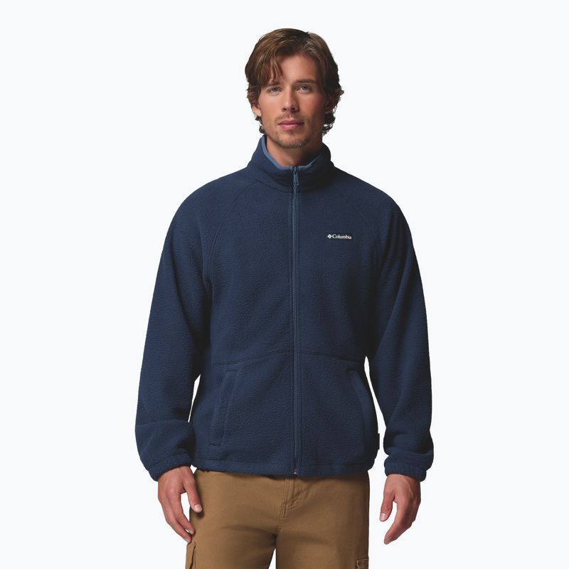 Pánská fleecová mikina Columbia Timber Crest MTR Fleece Full Zip collegiate navy
