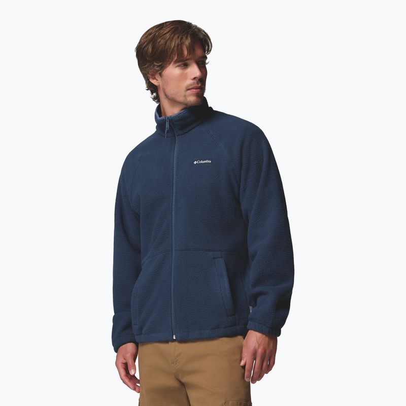 Pánská fleecová mikina Columbia Timber Crest MTR Fleece Full Zip collegiate navy 4