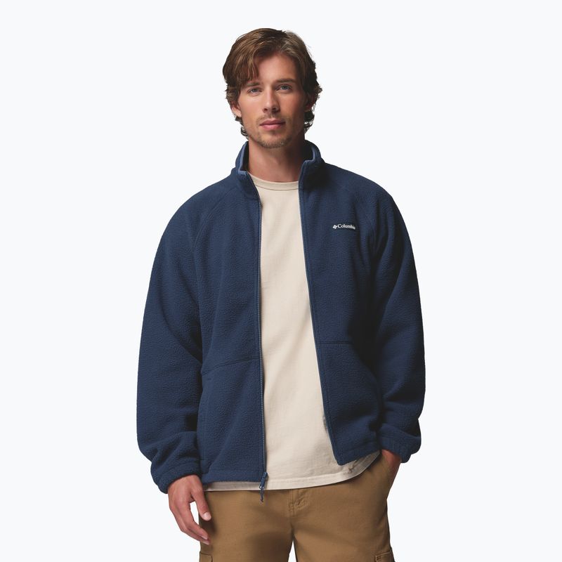 Pánská fleecová mikina Columbia Timber Crest MTR Fleece Full Zip collegiate navy 5