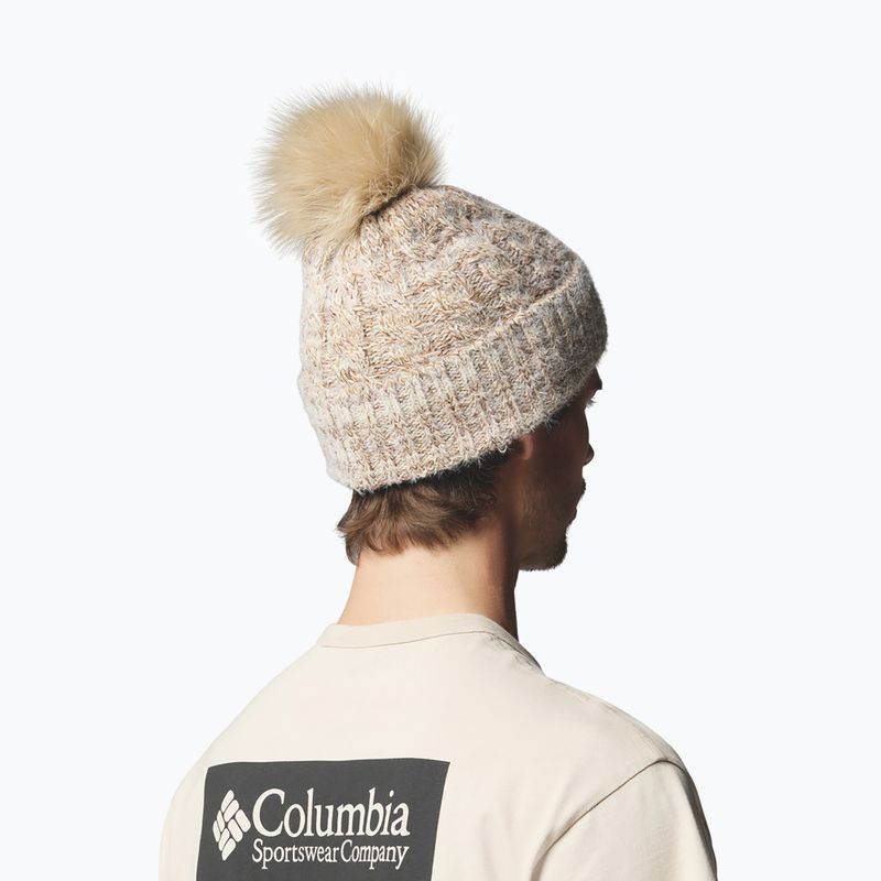 Zimní čepice Columbia Winter Blur II Beanie camel brown/skittles 4