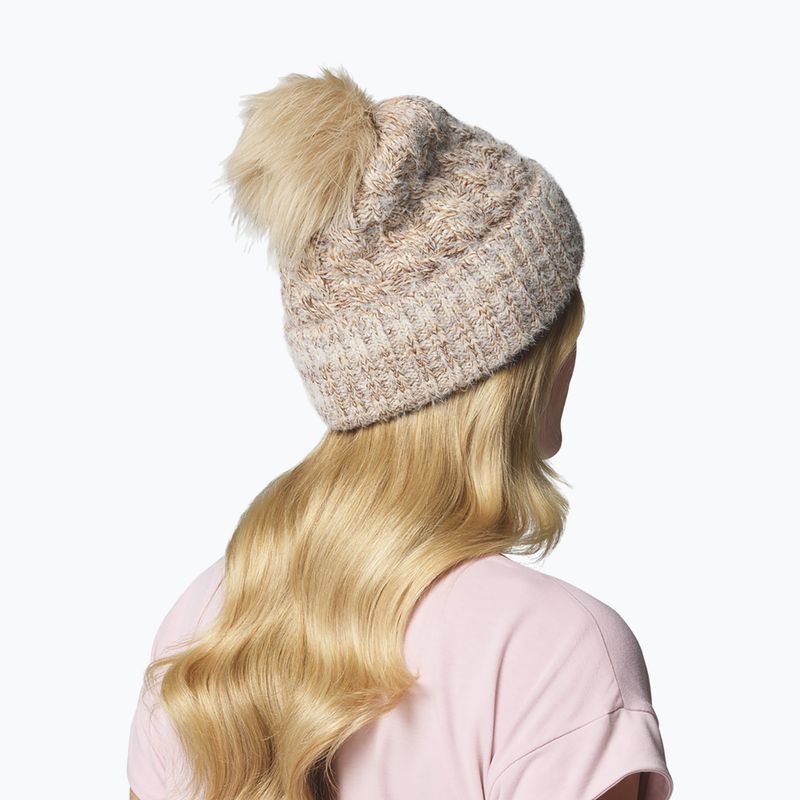 Zimní čepice Columbia Winter Blur II Beanie camel brown/skittles 6