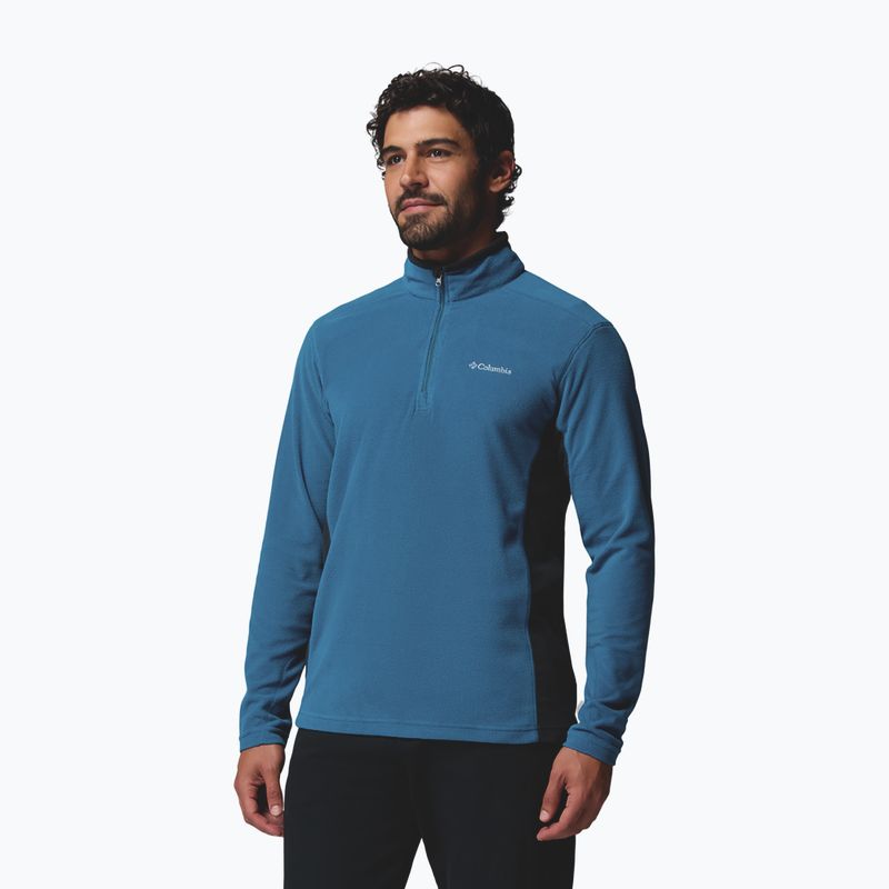 Pánská fleecová mikina Columbia Klamath Range II HZ Phoenix Blue/Black 4