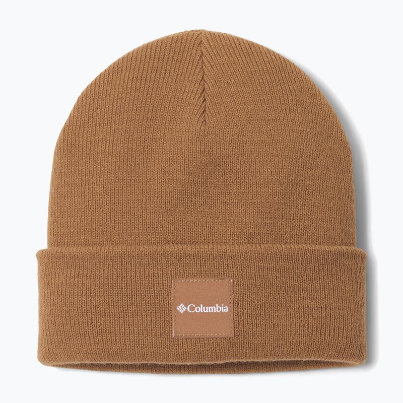 Zimní čepice Columbia City Trek Heavyweight Camel Brown