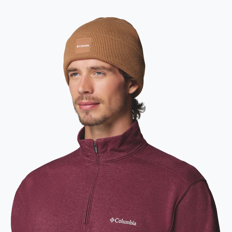 Zimní čepice Columbia City Trek Heavyweight Camel Brown 2