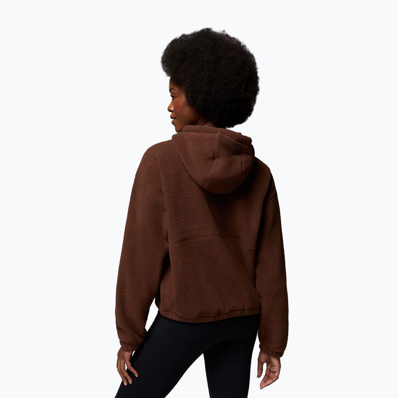 Dámská fleecová mikina Columbia Timber Meadow MTR Fleece Hoodie tobacco 3