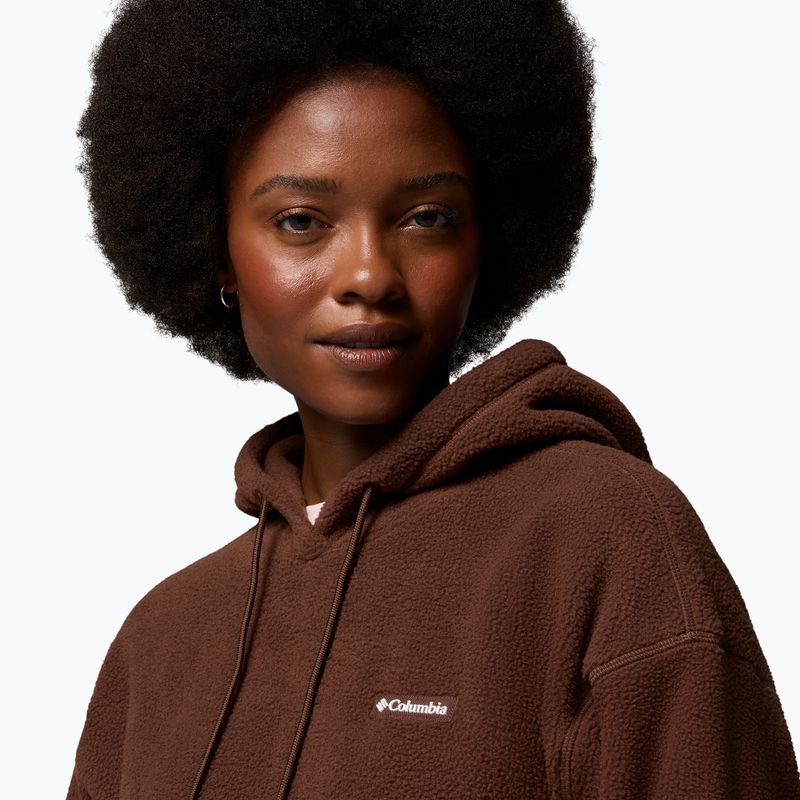Dámská fleecová mikina Columbia Timber Meadow MTR Fleece Hoodie tobacco 6