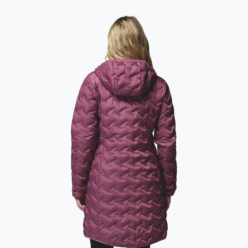 Dámská péřová bunda Columbia Delta Ridge II Long Down antique mauve 3