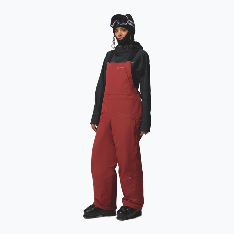 Dámské lyžařské kalhoty Columbia Coreshot Bib red oxide 4
