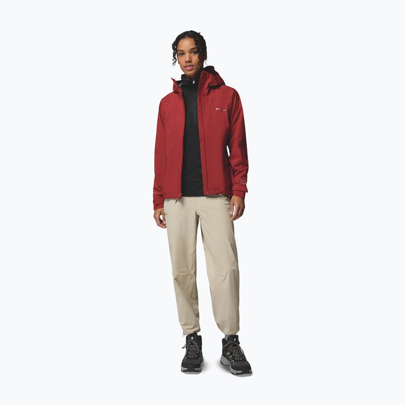 Dámská softshellová bunda Columbia Trailborne 2.5L Shell red oxide 2