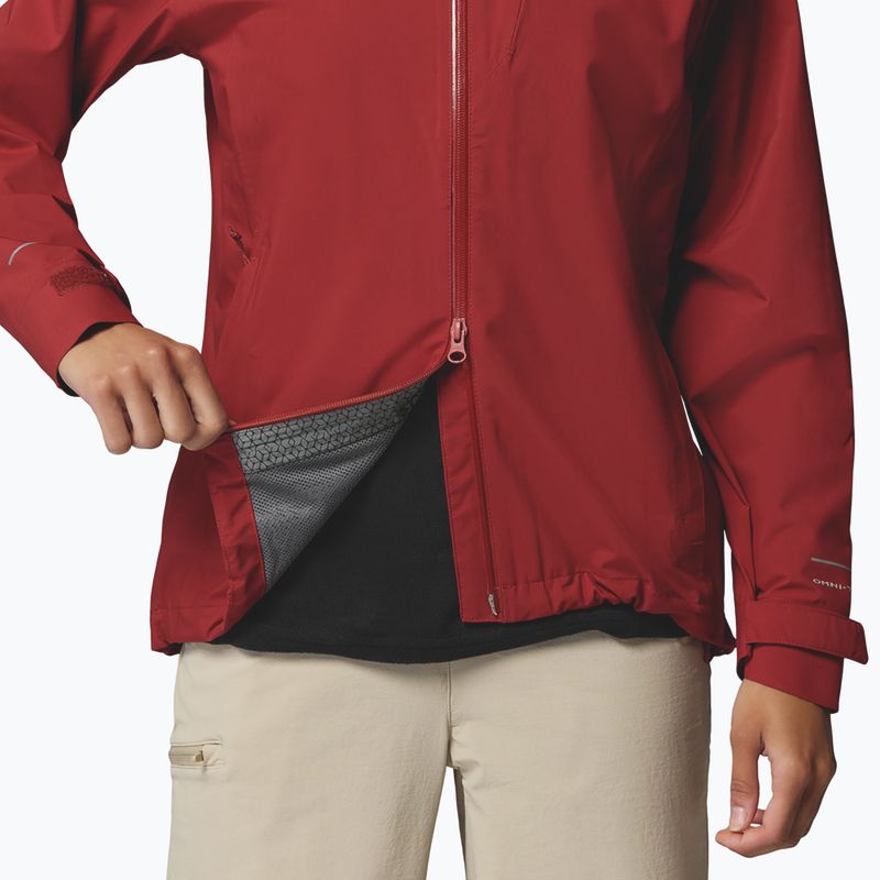 Dámská softshellová bunda Columbia Trailborne 2.5L Shell red oxide 7
