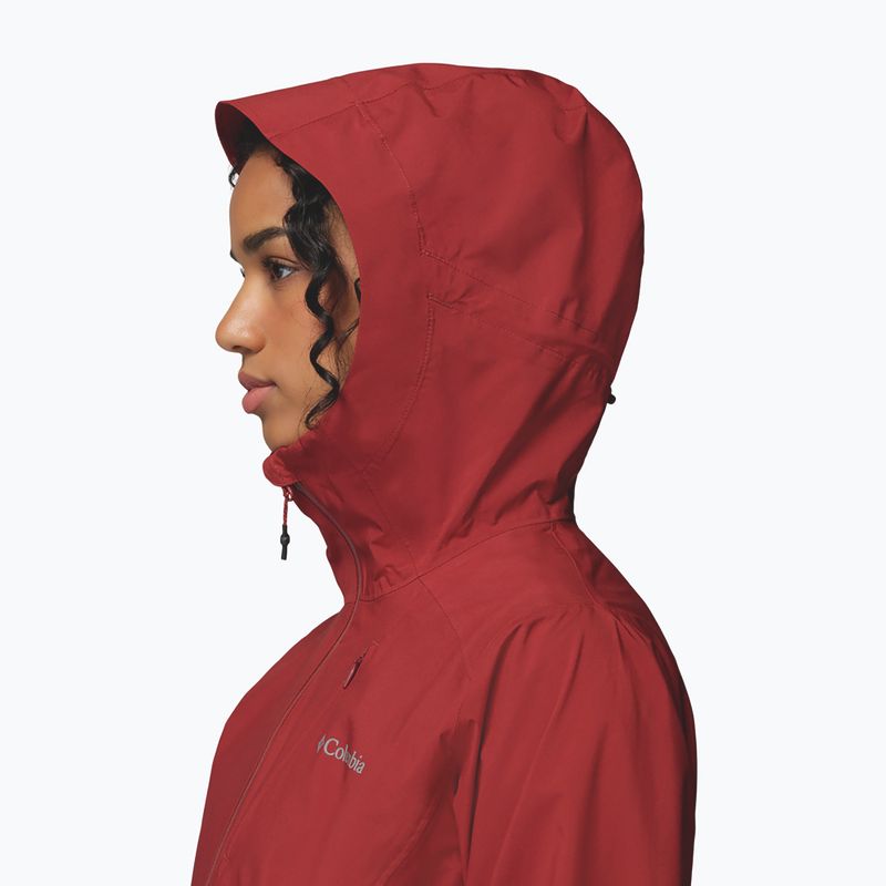 Dámská softshellová bunda Columbia Trailborne 2.5L Shell red oxide 9