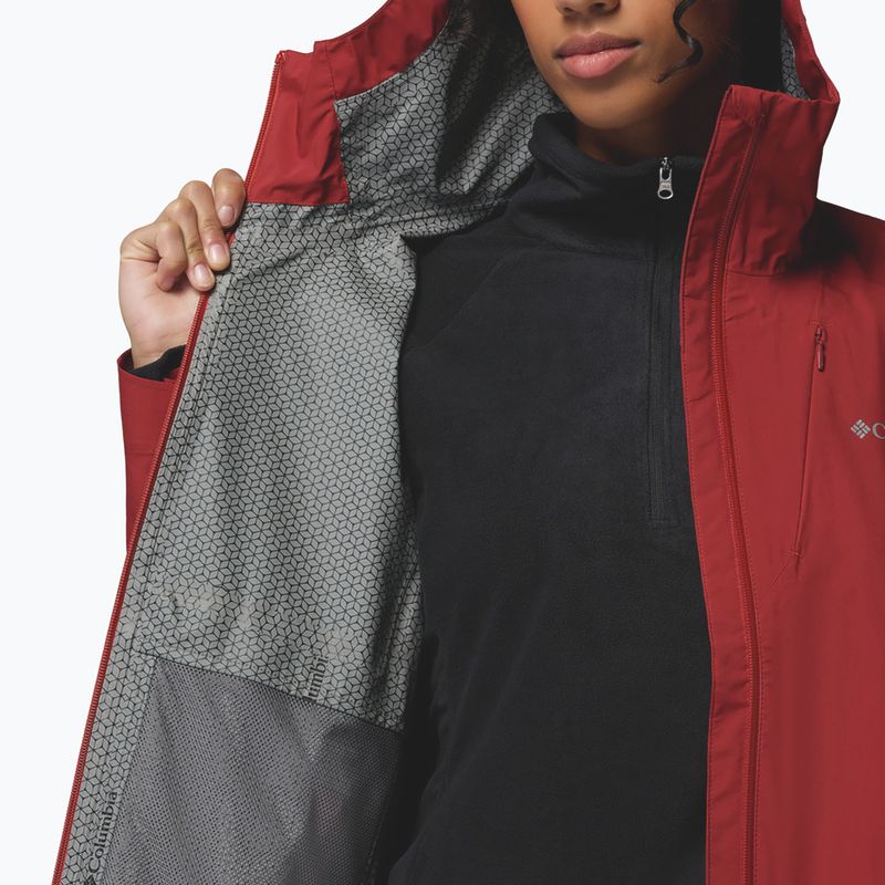 Dámská softshellová bunda Columbia Trailborne 2.5L Shell red oxide 11