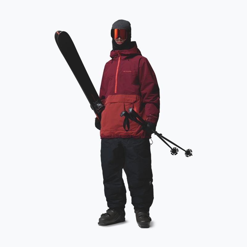 Pánská snowboardová bunda Columbia Coreshot Shell Anorak red oxide/rich wine 2