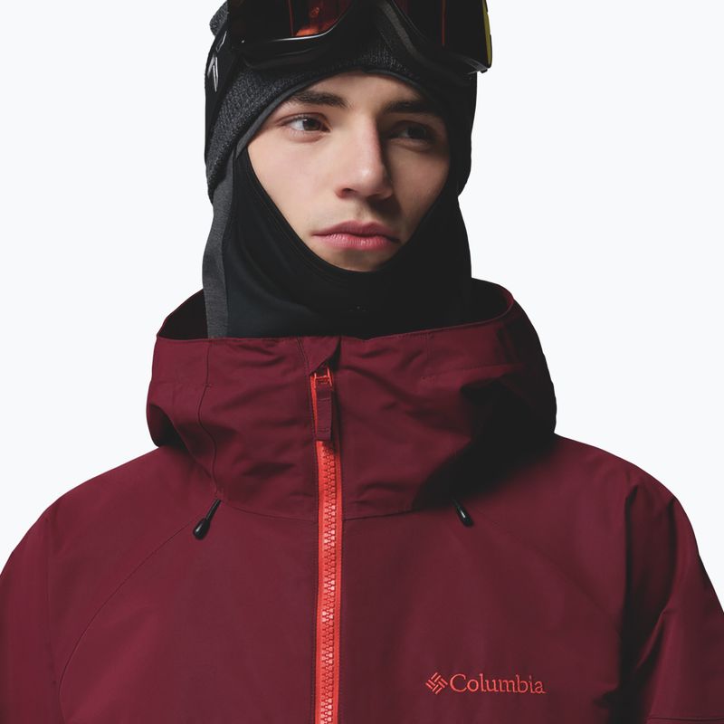 Pánská snowboardová bunda Columbia Coreshot Shell Anorak red oxide/rich wine 5