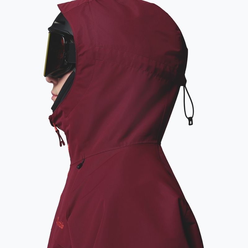 Pánská snowboardová bunda Columbia Coreshot Shell Anorak red oxide/rich wine 6