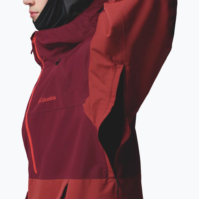 Pánská snowboardová bunda Columbia Coreshot Shell Anorak red oxide/rich wine 8