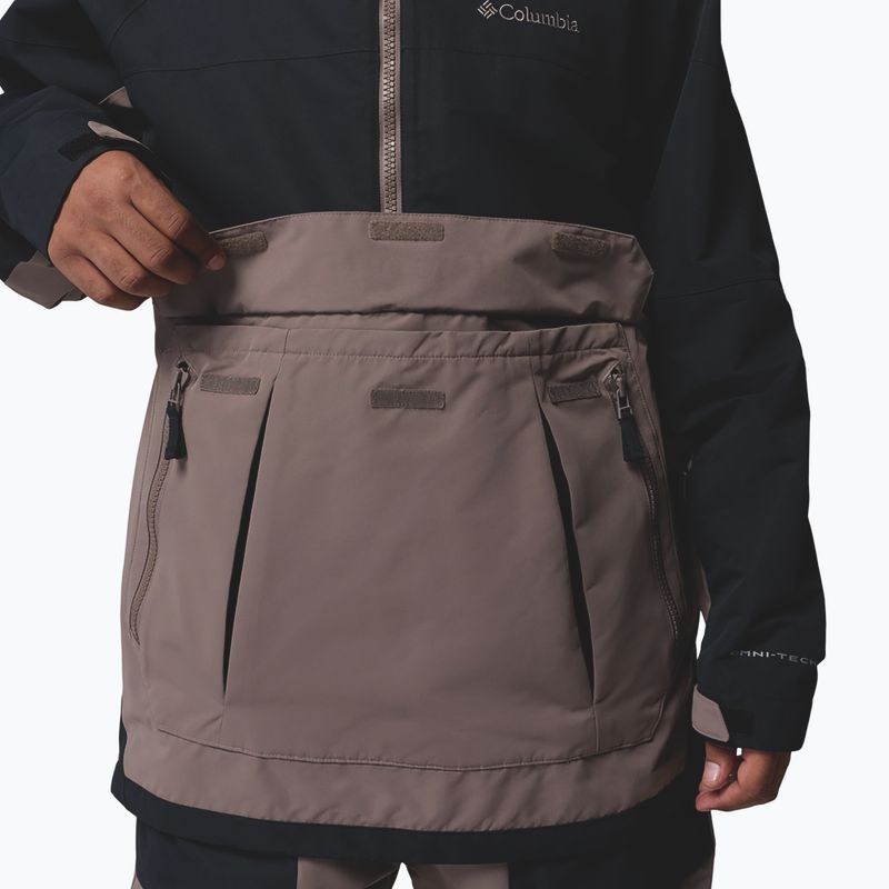 Pánská snowboardová bunda Columbia Coreshot Shell Anorak iron/black 7