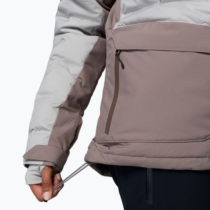 Dámská lyžařská bunda Columbia Glacier Ridge Down iron/flint grey 11