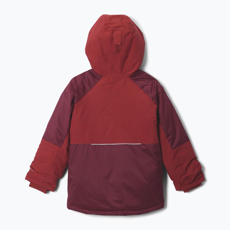 Dětská lyžařská bunda Columbia Mighty Mogul III Rich Wine/Red Oxide 2