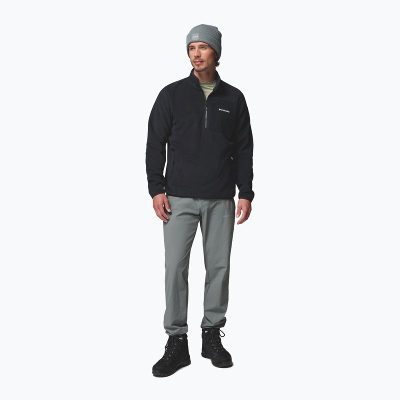 Pánská fleecová mikina Columbia Pacific Arch 200 1/2 Zip Fleece Black 2