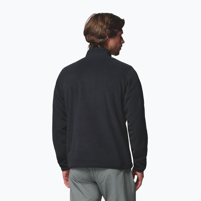Pánská fleecová mikina Columbia Pacific Arch 200 1/2 Zip Fleece Black 3