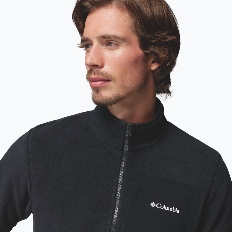 Pánská fleecová mikina Columbia Pacific Arch 200 1/2 Zip Fleece Black 5