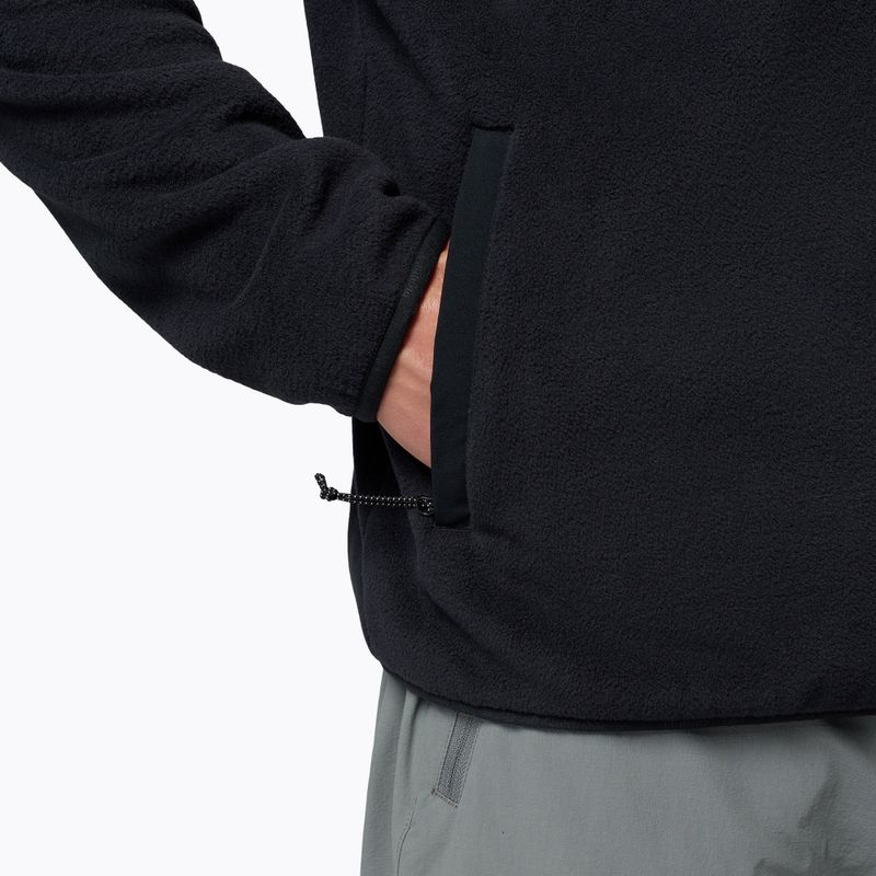Pánská fleecová mikina Columbia Pacific Arch 200 1/2 Zip Fleece Black 6