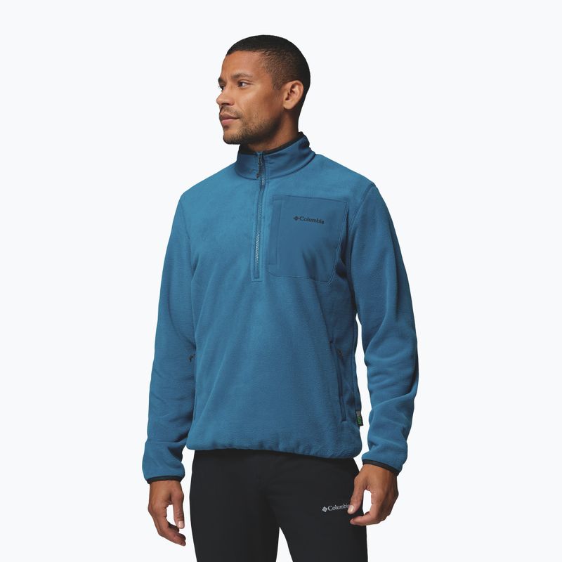Pánská fleecová mikina Columbia Pacific Arch 200 1/2 Zip Fleece Phoenix Blue