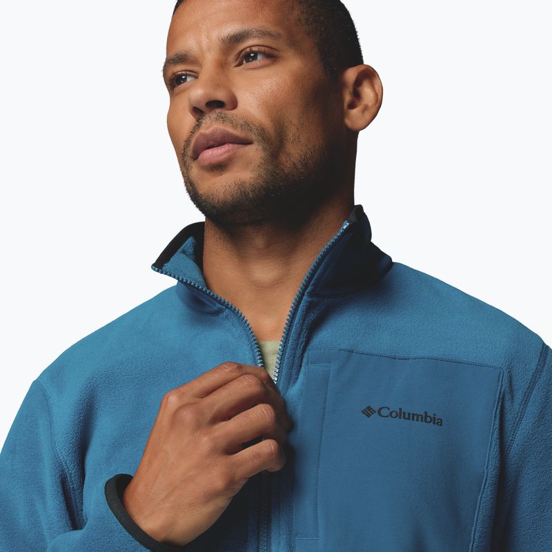 Pánská fleecová mikina Columbia Pacific Arch 200 1/2 Zip Fleece Phoenix Blue 5