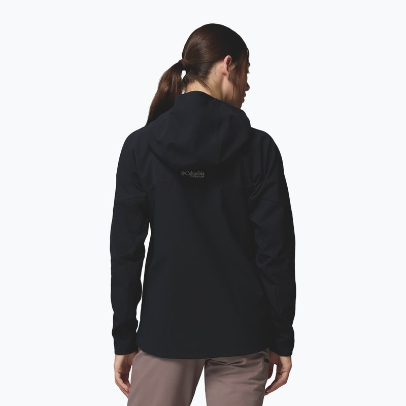 Dámská softshellová bunda Columbia Tennen Mountain Hooded Softshell black 3