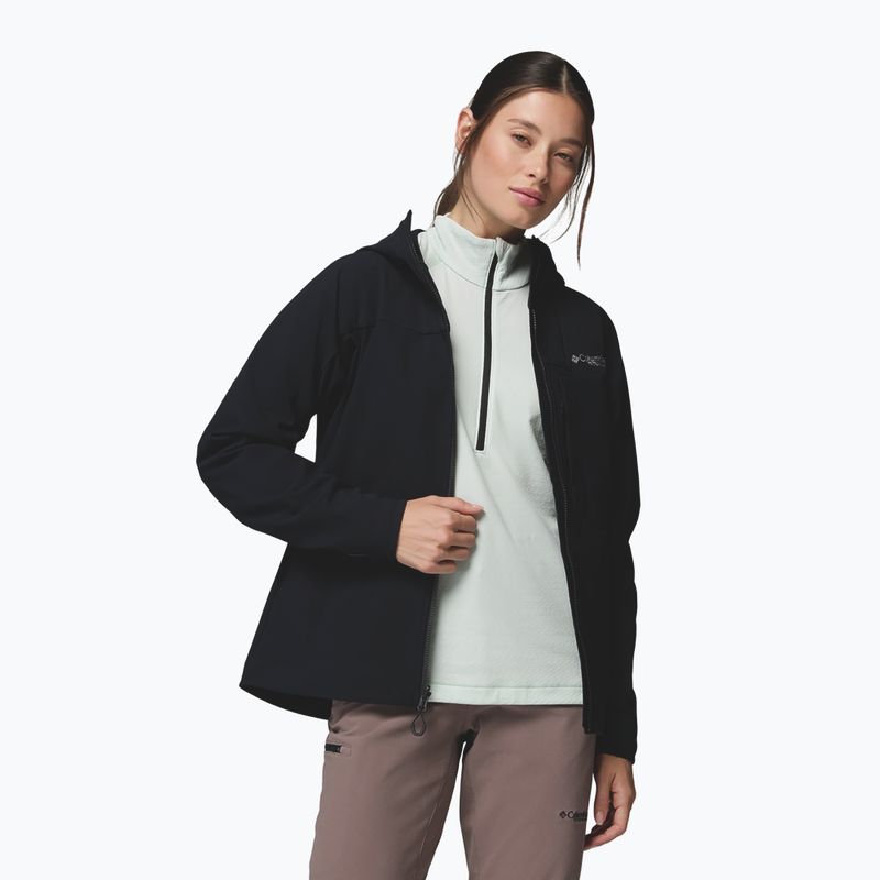 Dámská softshellová bunda Columbia Tennen Mountain Hooded Softshell black 4