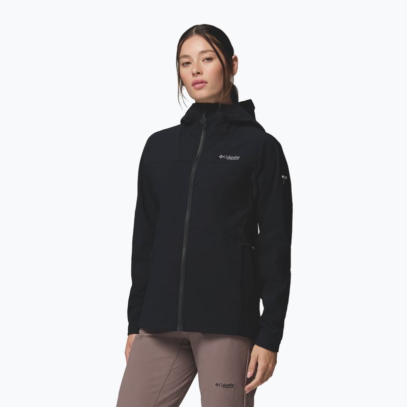 Dámská softshellová bunda Columbia Tennen Mountain Hooded Softshell black 5