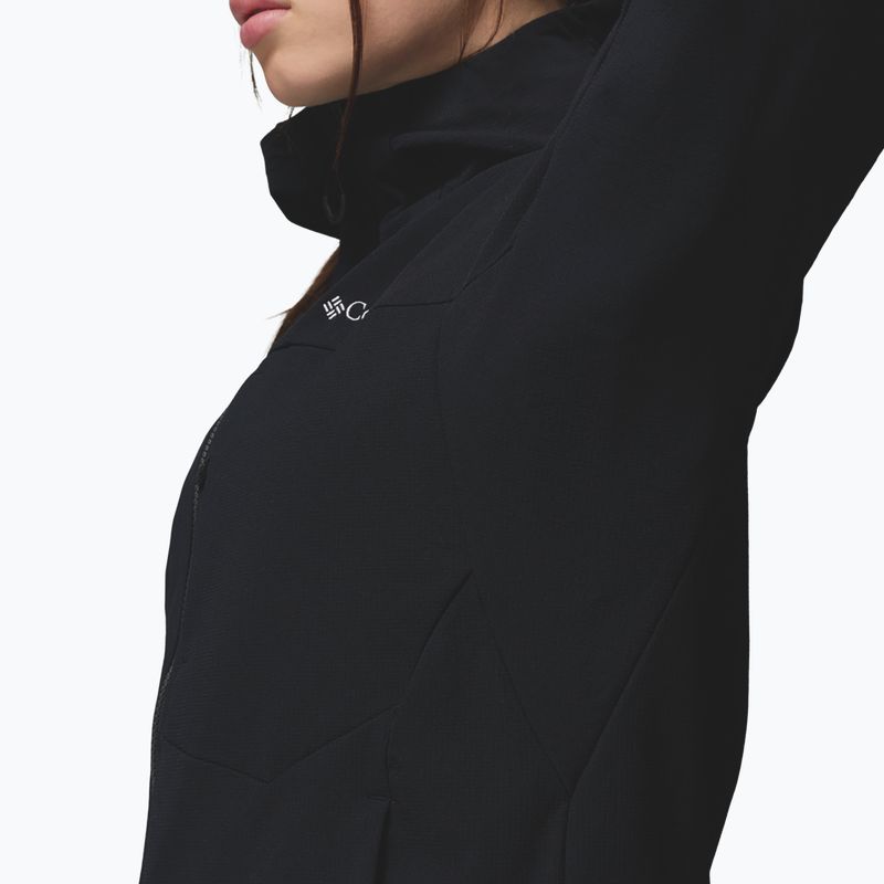 Dámská softshellová bunda Columbia Tennen Mountain Hooded Softshell black 9