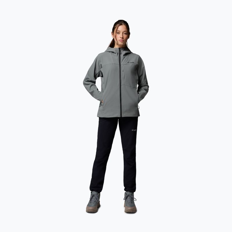 Dámská softshellová bunda Columbia Tennen Mountain Hooded Softshell sedona sage 2