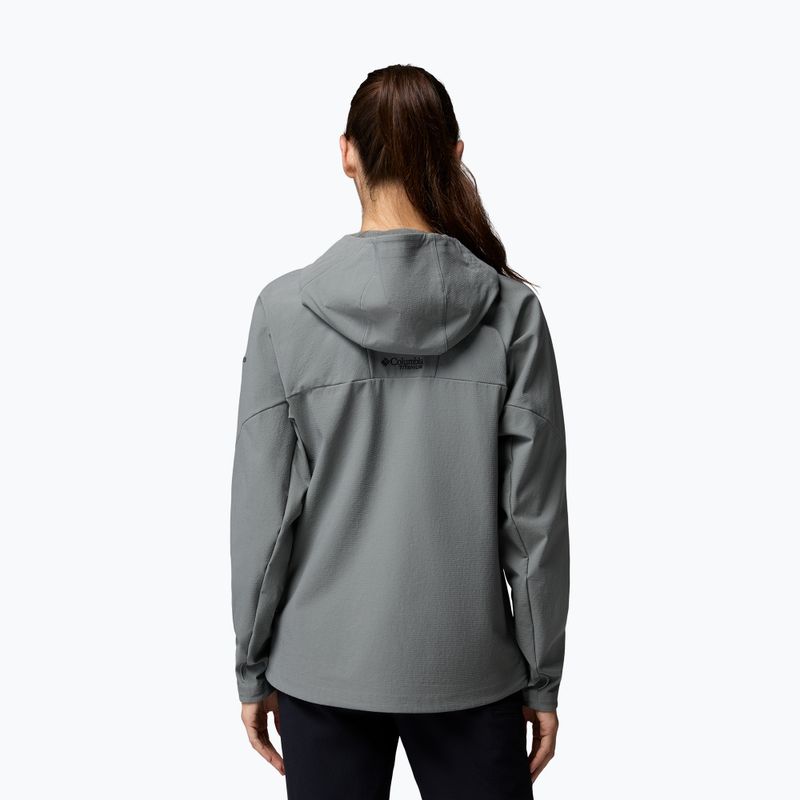 Dámská softshellová bunda Columbia Tennen Mountain Hooded Softshell sedona sage 3