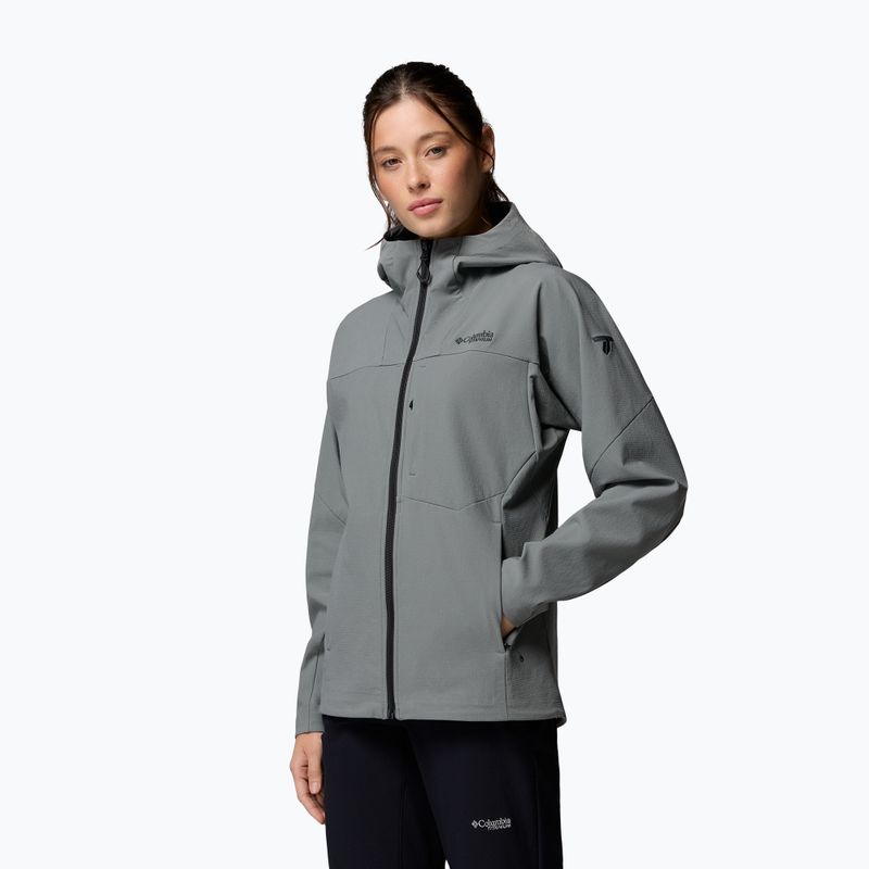 Dámská softshellová bunda Columbia Tennen Mountain Hooded Softshell sedona sage 4