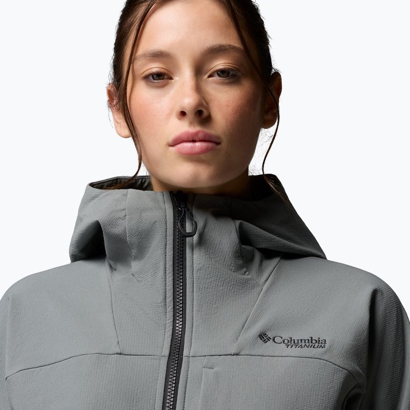 Dámská softshellová bunda Columbia Tennen Mountain Hooded Softshell sedona sage 6
