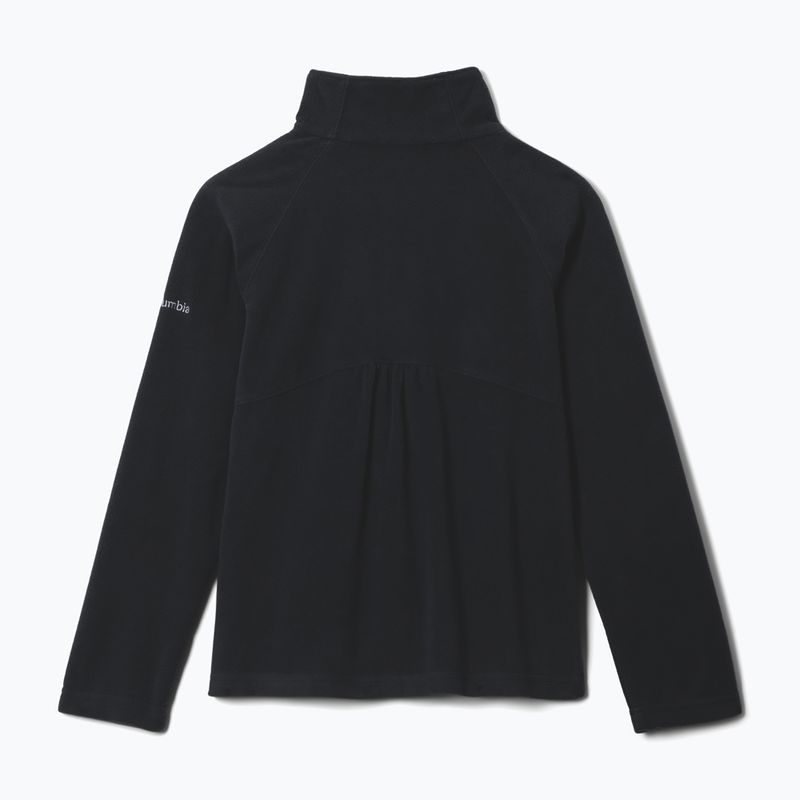 Dětská fleecová mikina Columbia Glacial Fleece Half Zip Black 2