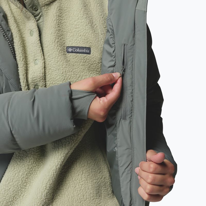 Dámská péřová bunda Columbia Amaze Puff Hooded Sedona Sage 10