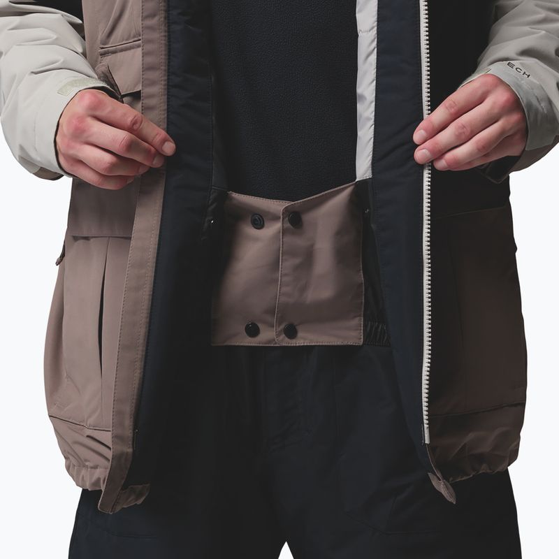 Pánská snowboardová bunda Columbia Coreshot iron/black/flint grey 10