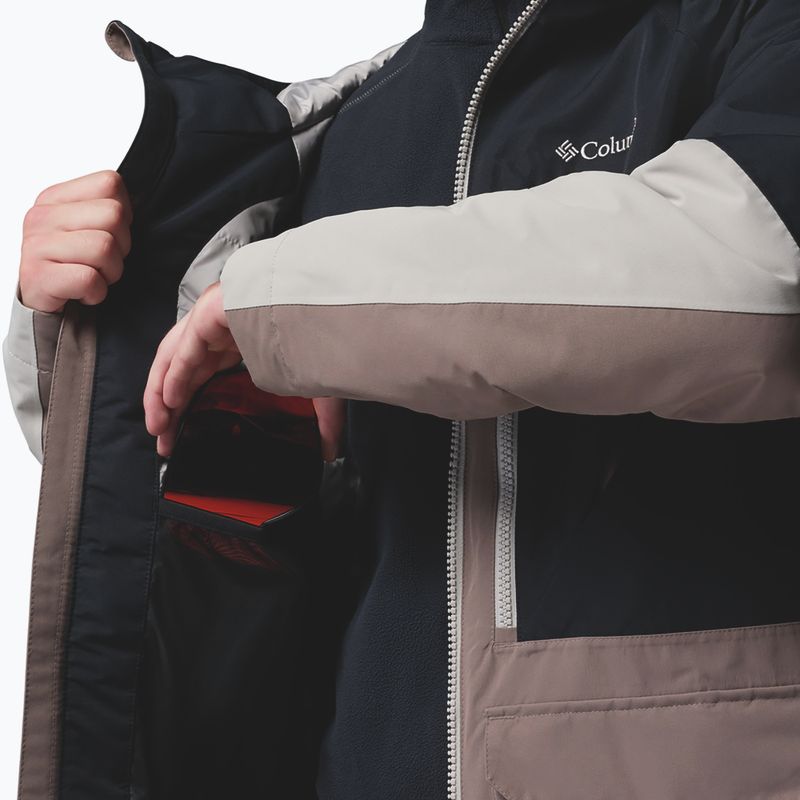 Pánská snowboardová bunda Columbia Coreshot iron/black/flint grey 14