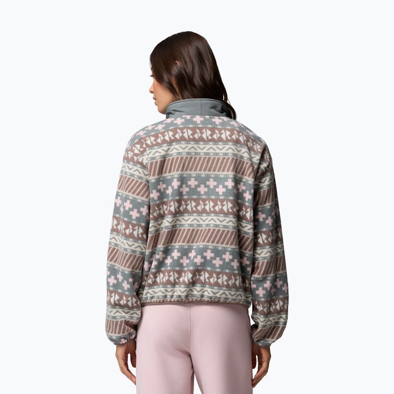 Dámská fleecová mikina Columbia Sequoia Grove II Printed Half Zip Iron Wizard Island 3