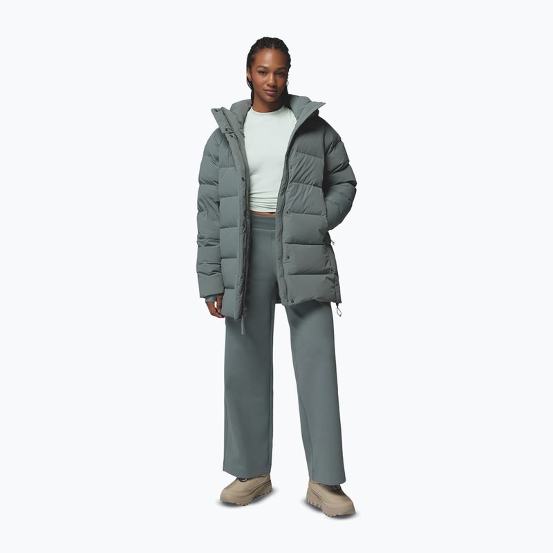 Dámská péřová bunda Columbia Amaze Puff Mid Hooded sedona sage 2