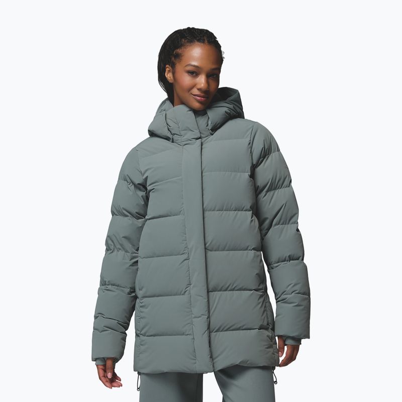 Dámská péřová bunda Columbia Amaze Puff Mid Hooded sedona sage 4